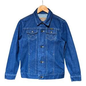 Wrangler Cowboy Cut Unlined Prewashed Denim Jacket 1084145PW Large